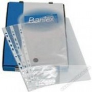 BANTEX 2042EW A4 11孔文件保護套 (100個裝) 