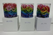 25mm 彩色活頁膠圈(日本製造) 10個/包 或 300個/盒 