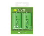 GP ReCyko+ 新一代綠色充電池 2200 系列 2200mAh D 2粒盒裝