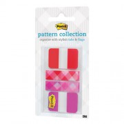 3M Post-it® 686-RV-PLAID 膠質旗仔 