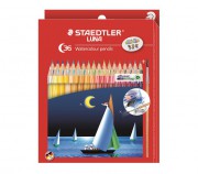 STAEDTLER LUNA 137 帆船水溶木顏色筆(36色)