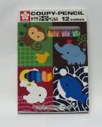 日本櫻花牌 SAKURA XFY12-01 可擦臘筆(12色紙盒裝)