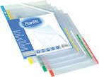 BANTEX 2050 A4 11孔資料簿加頁(0.08厚,彩色邊) 25個裝