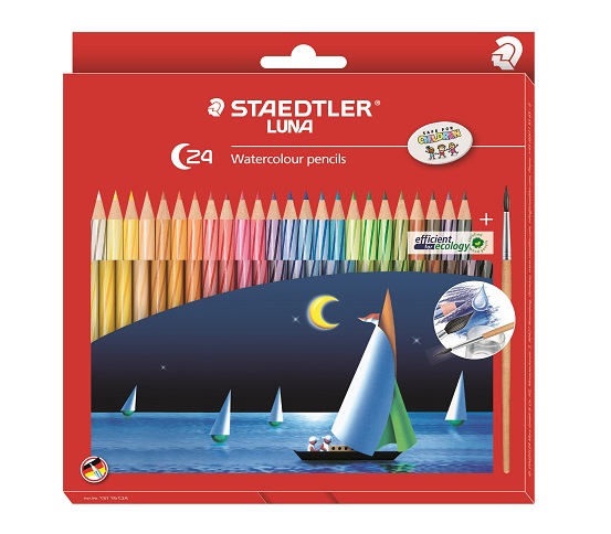 STAEDTLER LUNA 137 帆船水溶木顏色筆(24色) - 富格文儀中心- Ford