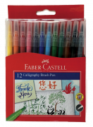 Faber-Castell 551512 12色書法顏色水筆