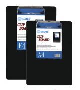  F4  PLASTIC CLIP BOARD  F4 黑色膠單板夾