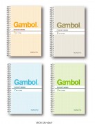 GAMBOL WCN-SA6506Y A6長線圈簿(50頁) 