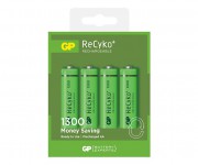 GP ReCyko+ 新一代綠色充電池 1300 系列 1300mAh AA 4粒盒裝