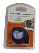 DYMO 12267 膠質透明黑字標籤帶(12MM X 4M)
