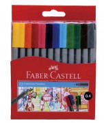 Faber-Castell 555812 12色幼線水筆(0.4mm)