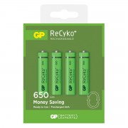 GP ReCyko+ 新一代綠色充電池 650 系列 650mAh AAA 4粒盒裝